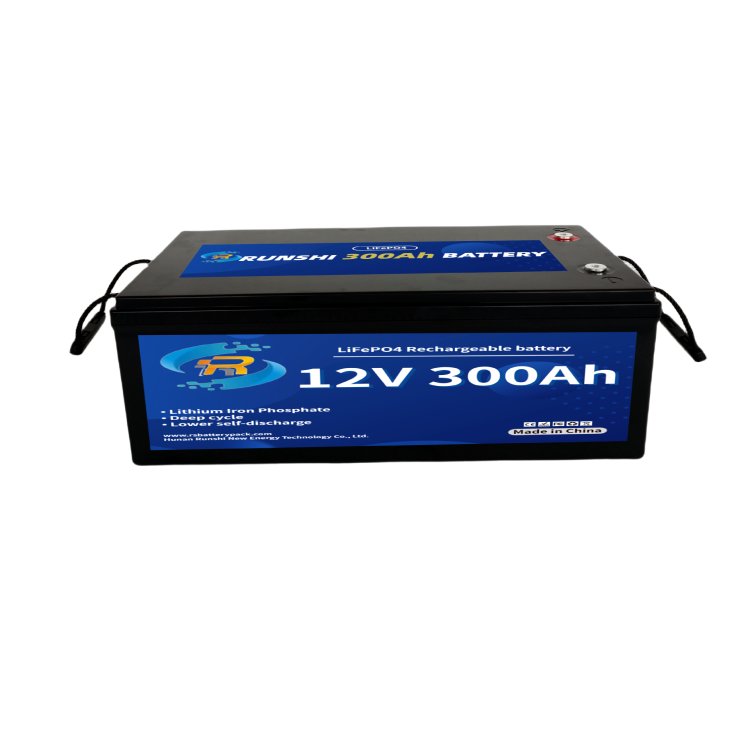 Lifepo4 Battery 12V 50Ah 100Ah 200Ah 300Ah Deep Cycle 12.8V Solar 24V 48V Lithium Ion Battery Pack With Bms