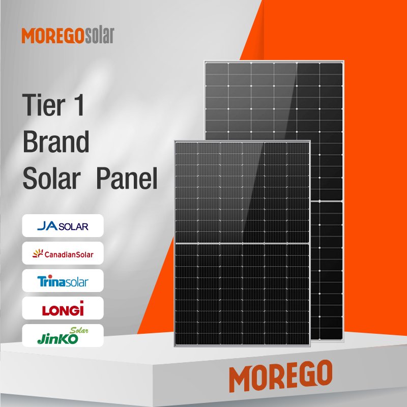 Moregosolar Complete off grid solar panel system 5KW 10KW home solar systems for sale inverter with built in battery
