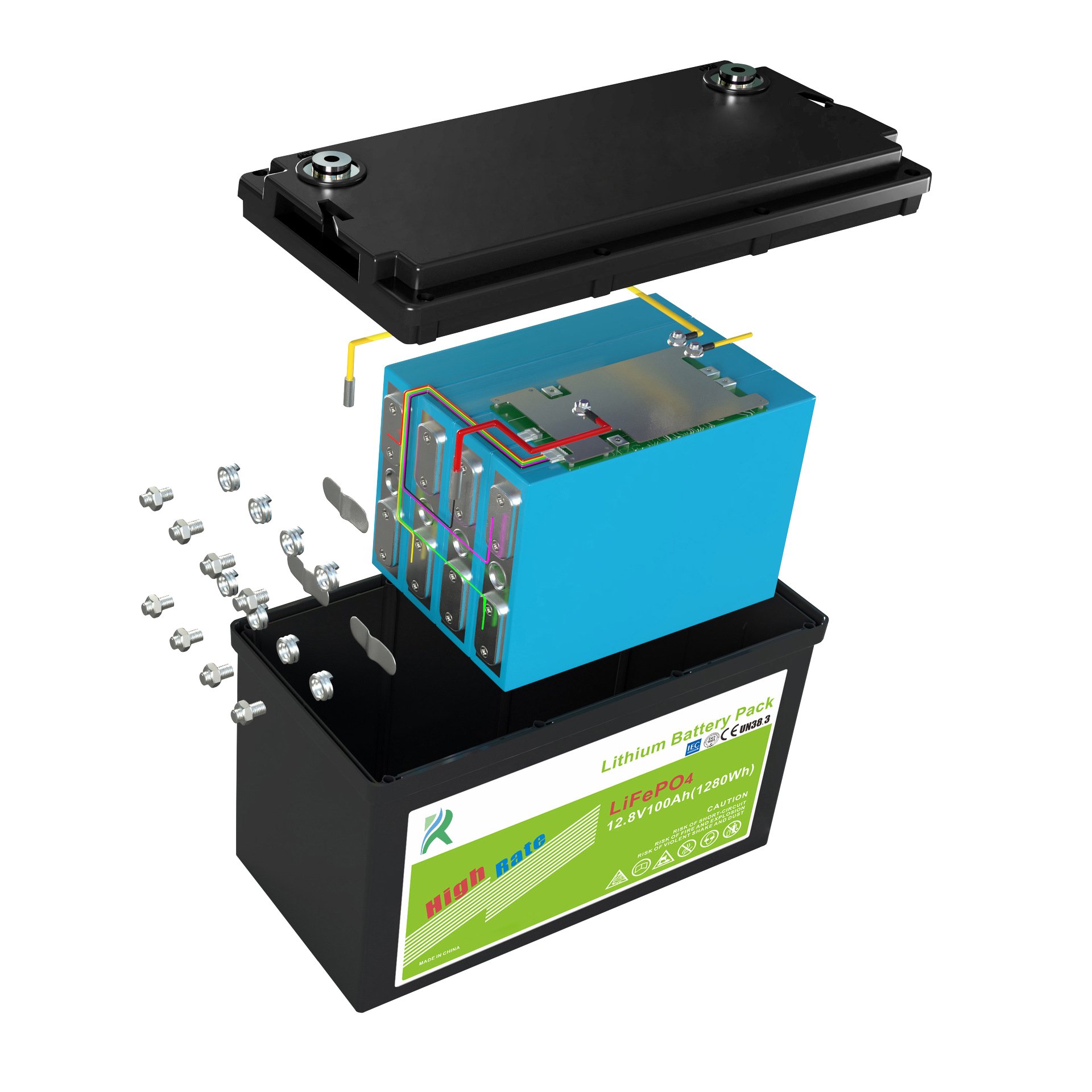 Ruitai high quality lithium ion batteries for solar systems 12v lithium energy storage battery packs 48v 200ah