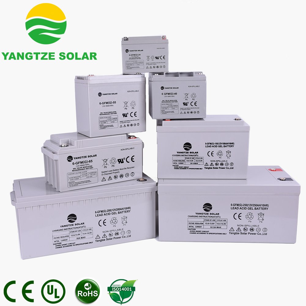 Rechargeable Yangtze solar electric car 48v 50ah sealed lead acid batteries price with 4*12v 50ah