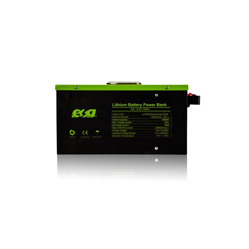 ESG 12.8v100ah Pack Lifepo4 Light Li-ion Liitokala 18650 Charger Ion Lithium Battery Solar