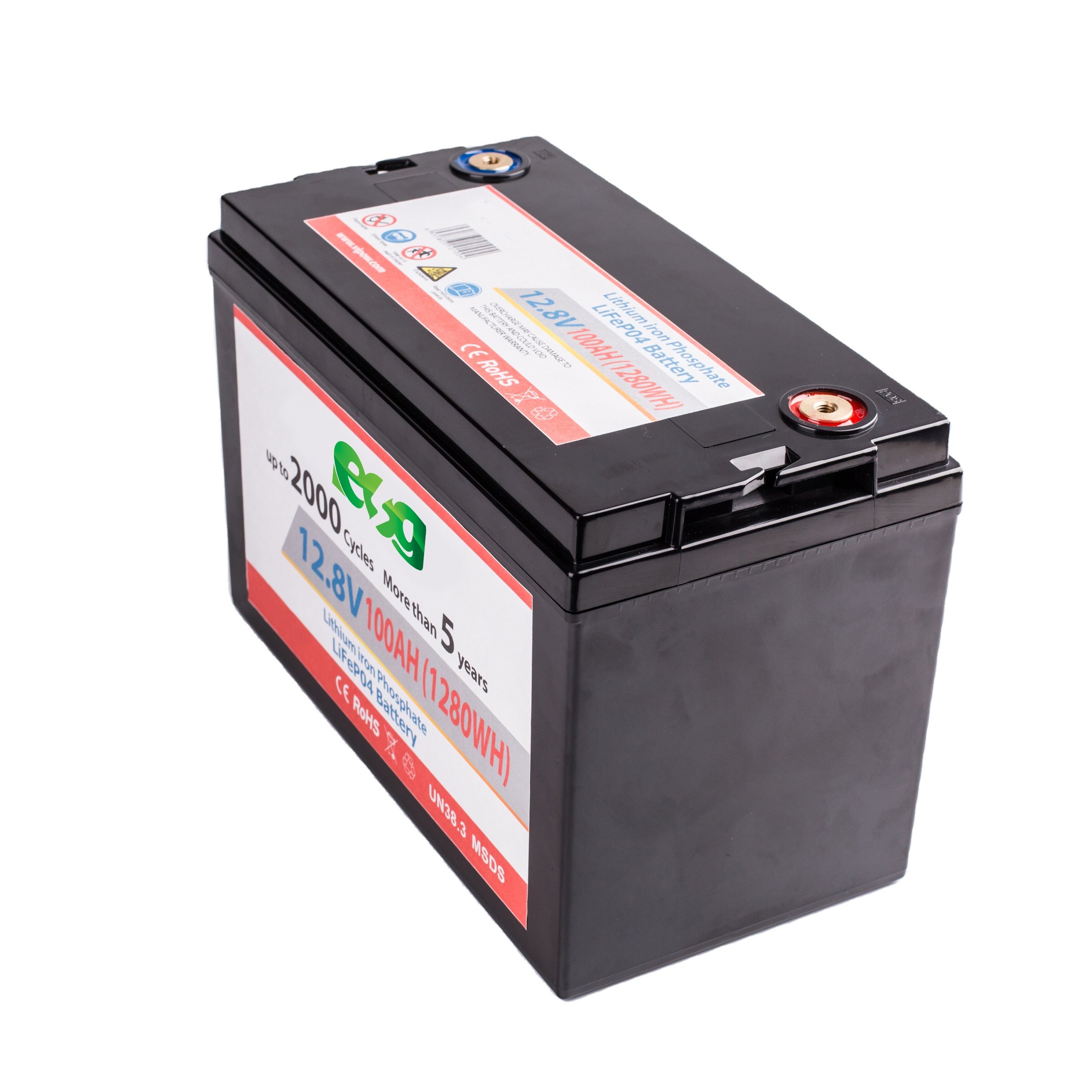 ESG 12.8v100ah Pack Lifepo4 Light Li-ion Liitokala 18650 Charger Ion Lithium Battery Solar