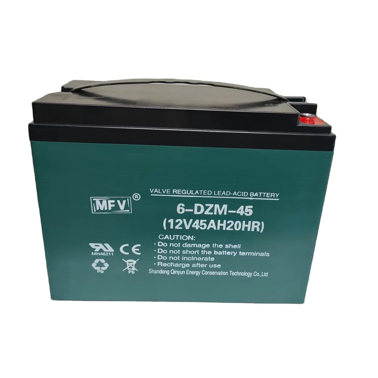 12V 45AH Deep Cycle VRLA Battery Sealed Lead Acid for Electric Car Energy Storage Free Maintenance