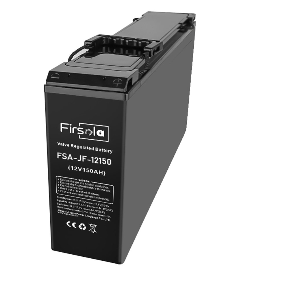 Firsola Deep Cycle 12v 150Ah Lead Acid Front Terminal for UPS Telecom Station Energy Storage