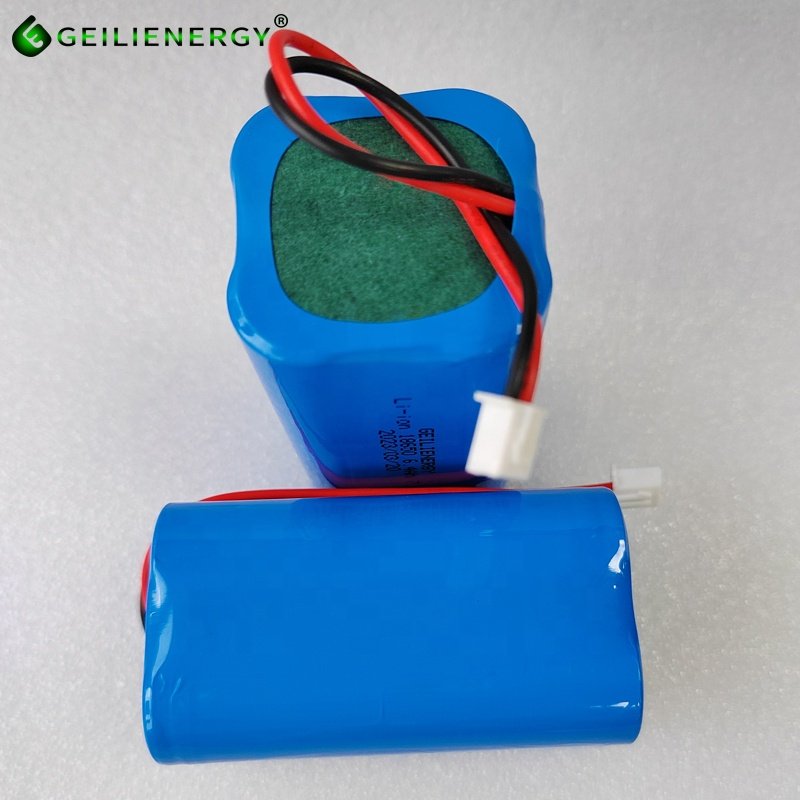 Geilienergy Custom Light LED Lithium Battery Pack 2S1P 3S1P 3S2P 4S1P 7.4V 11.1V 14.8V 2000mAh 2500mAh 2600mAh Li Ion Battery