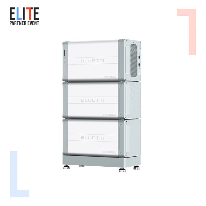 Bluetti EP600&B500 Lifepo4 6kw 10kw Lithium Rack Mounted Solar Power Station Energy Home Battery Pack Storage System