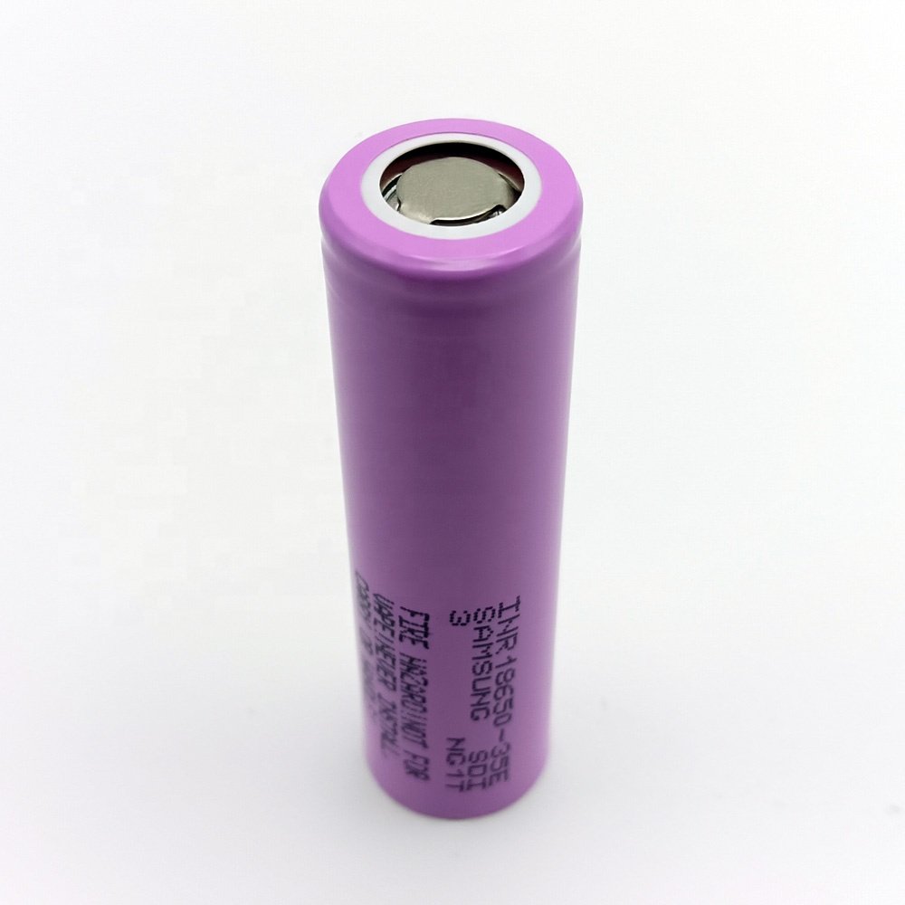 SAMSUNG INR18650 35E 3.6V 3500mAh Rechargeable Lithium Ion Battery 10A Discharge From SAMSUNG 18650 35E