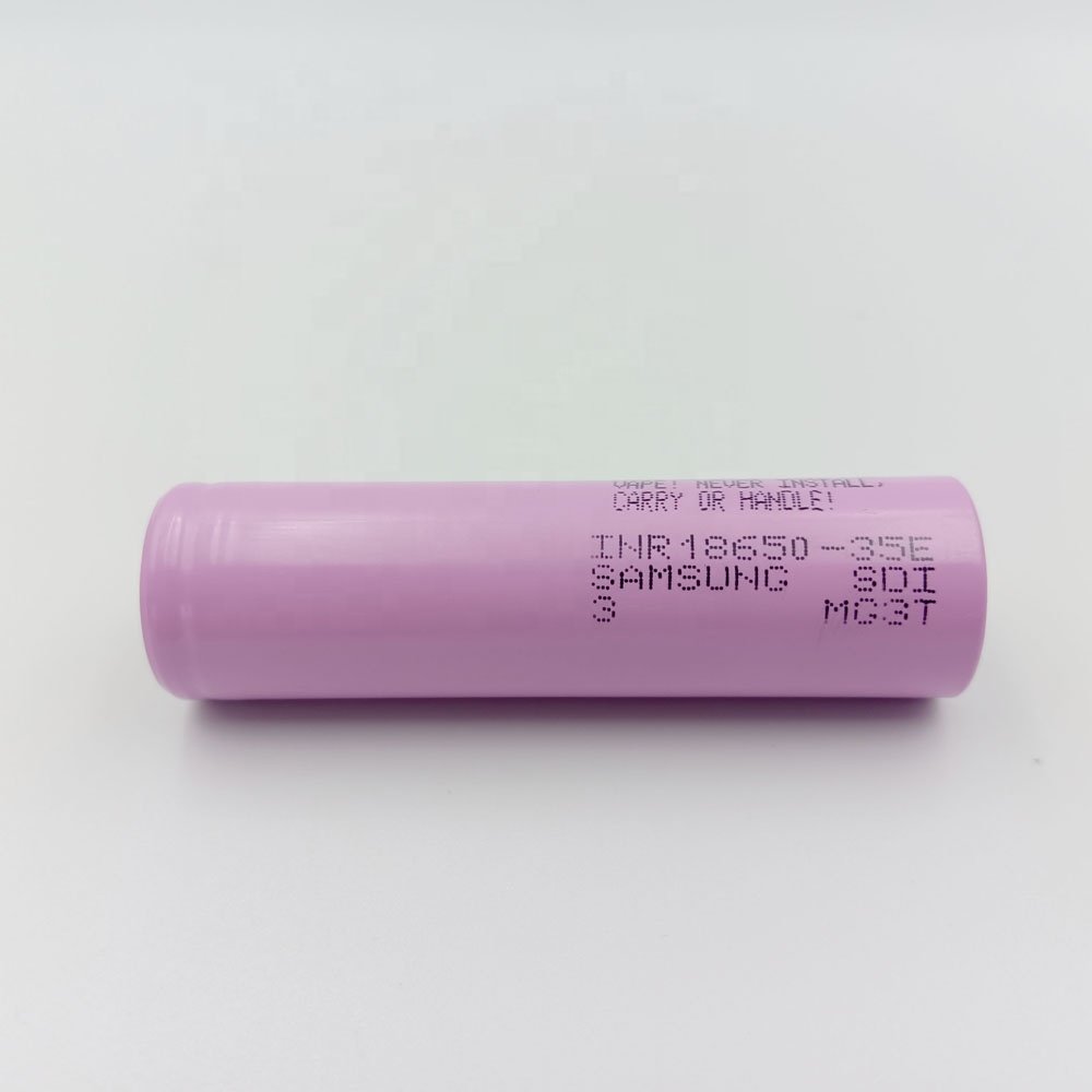 SAMSUNG INR18650 35E 3.6V 3500mAh Rechargeable Lithium Ion Battery 10A Discharge From SAMSUNG 18650 35E