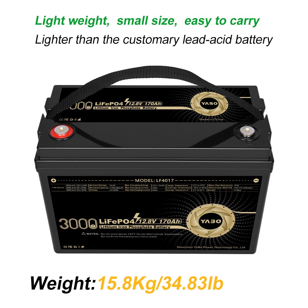 Long cycle cheap Lifepo4 12v 24v 36v 48v 100ah 170ah rechargeable Lithium ion batteries energy storage bateria lifepo4