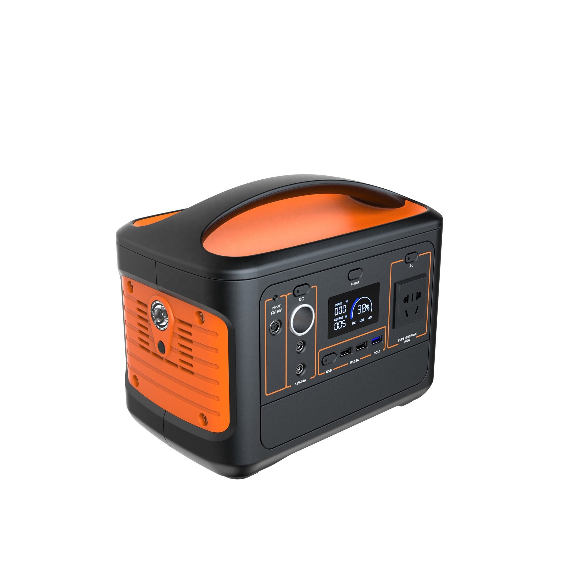 Customized Portable Power Storage Lithium ion Battery Station 300W 500W Portable Power Supply