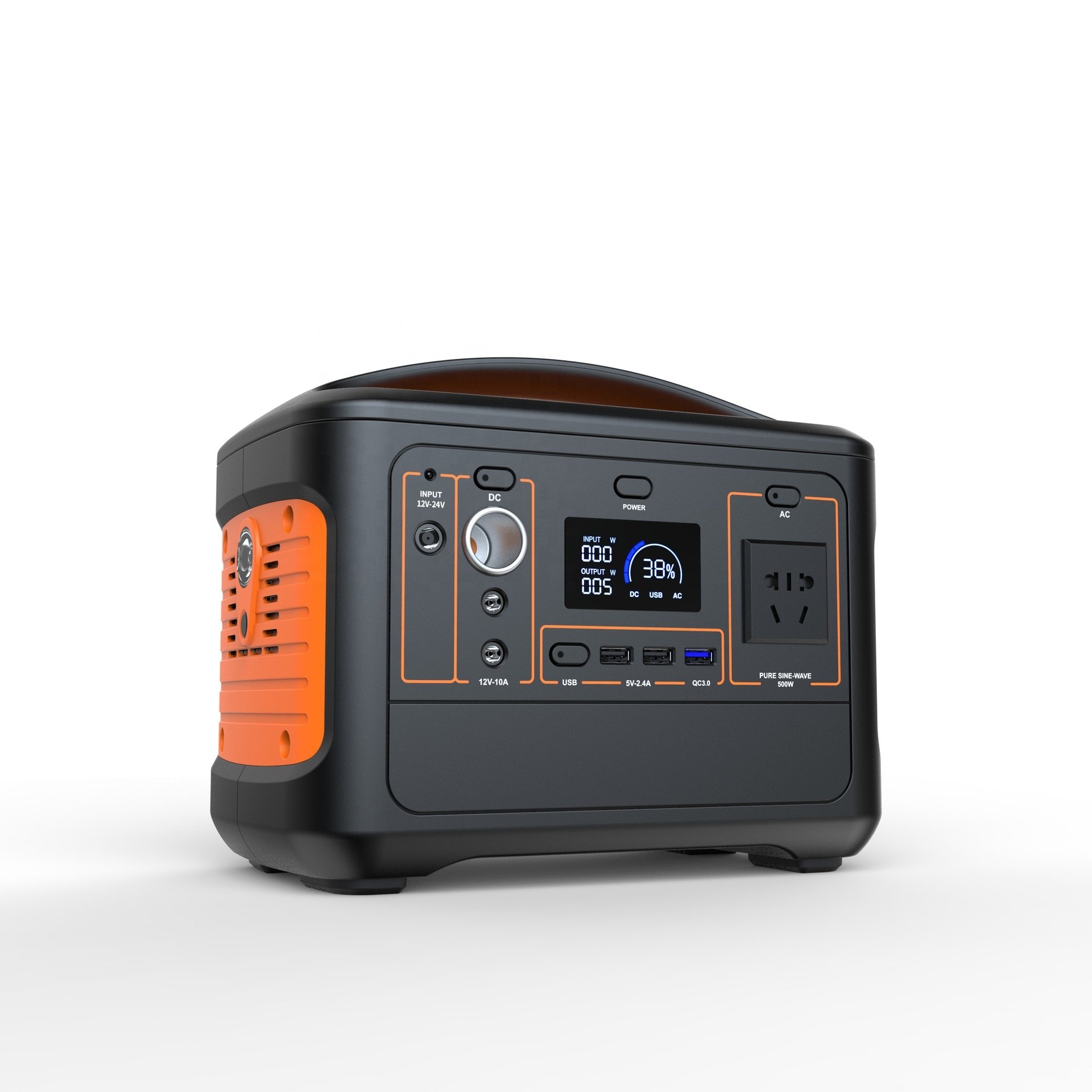 Customized Portable Power Storage Lithium ion Battery Station 300W 500W Portable Power Supply