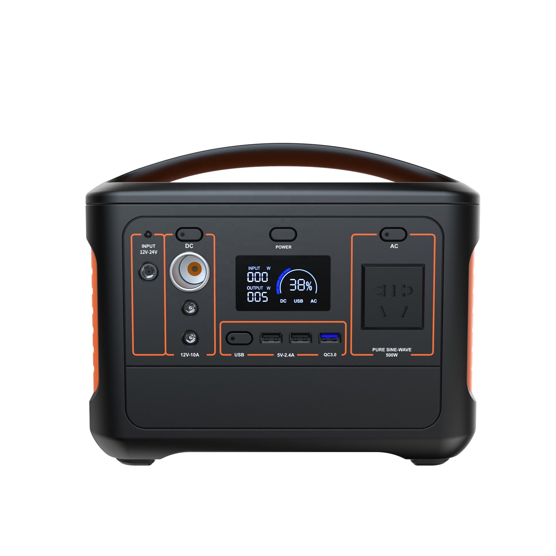 Customized Portable Power Storage Lithium ion Battery Station 300W 500W Portable Power Supply