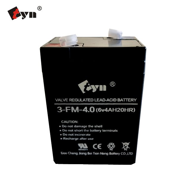 Children's toy car gel battery 6V4ah lead-acid battery