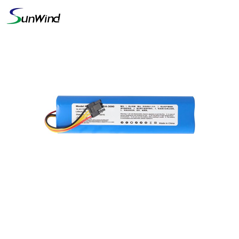 14.4V 5200mAh 18650 4S2P Vacuum Cleaner Li-ion Battery for Xiaomi Roborock S60 BRR-2P4S-5200 SWLPB Vacuum Cleaner Battery