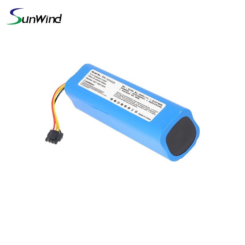 14.4V 5200mAh 18650 4S2P Vacuum Cleaner Li-ion Battery for Xiaomi Roborock S60 BRR-2P4S-5200 SWLPB Vacuum Cleaner Battery