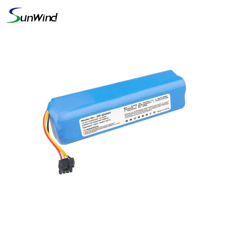 14.4V 5200mAh 18650 4S2P Vacuum Cleaner Li-ion Battery for Xiaomi Roborock S60 BRR-2P4S-5200 SWLPB Vacuum Cleaner Battery