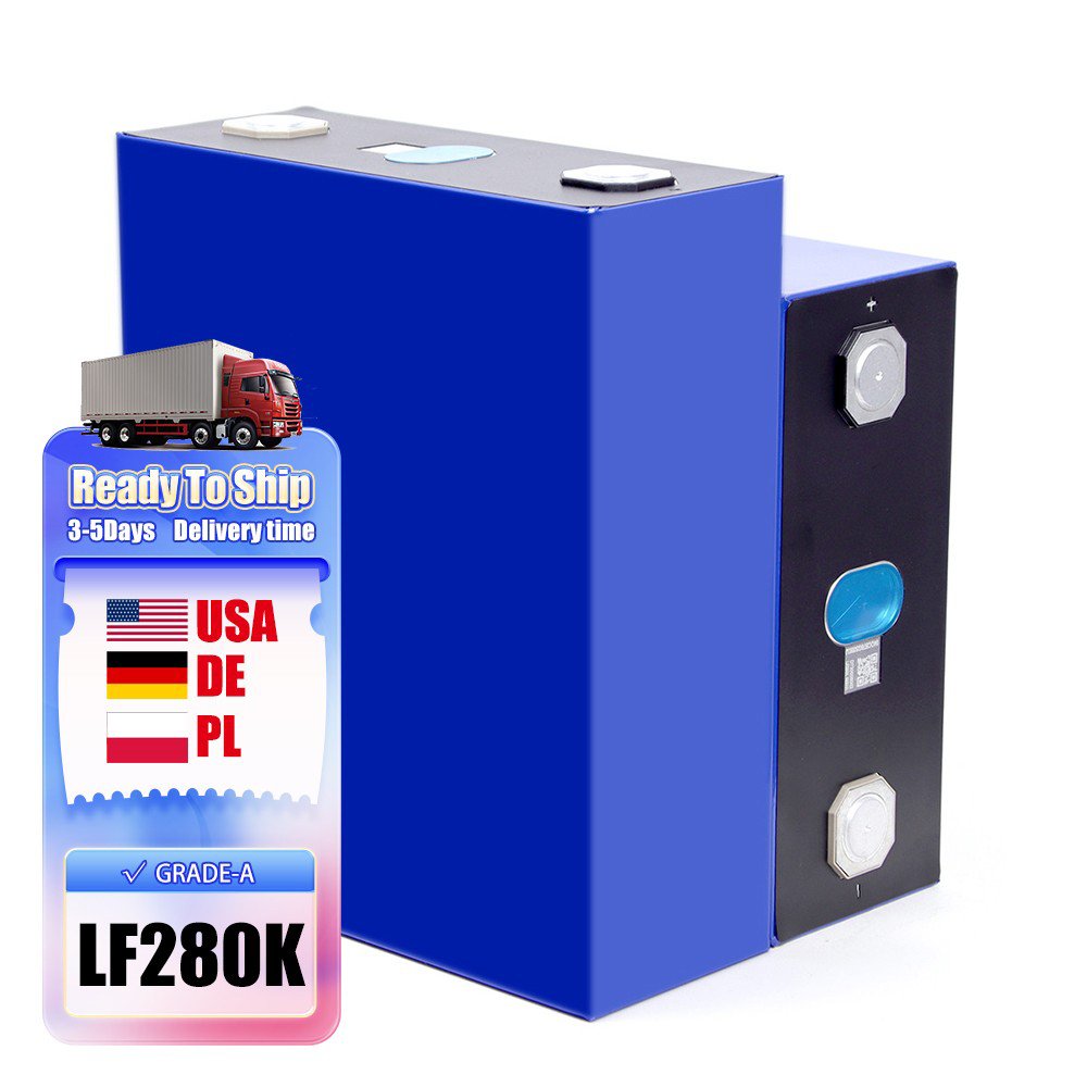 Ukraine Poland Eu Stock eve Lifepo4 280ah 304ah battery Solar Akku 3.2v 280ah Lifepo4 new Prismatic Lithium Ion Batteries Cell