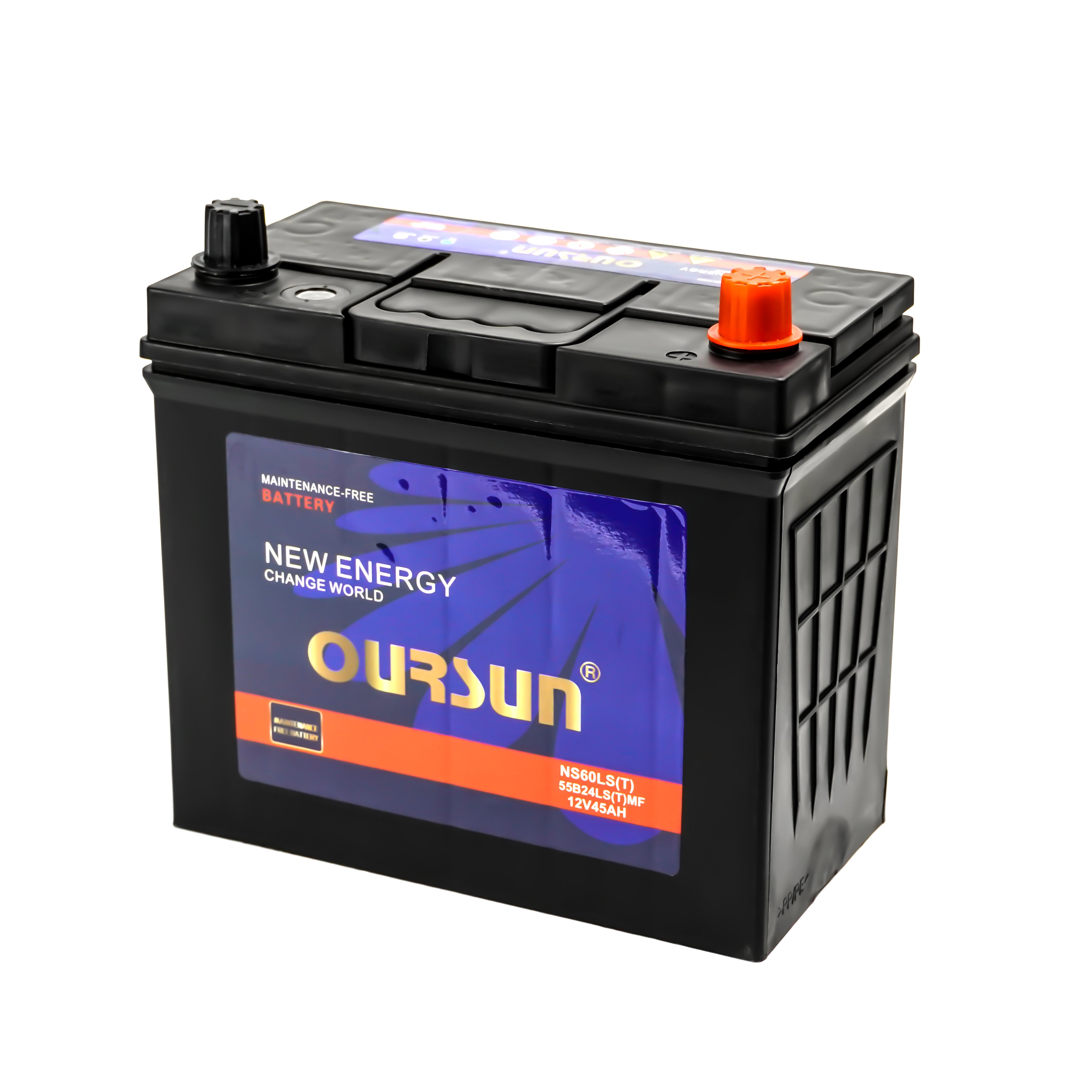 12v automotive accumulator Japanese standard 45ah N40 sealed maintenance free lead acid batteries for car vehicles