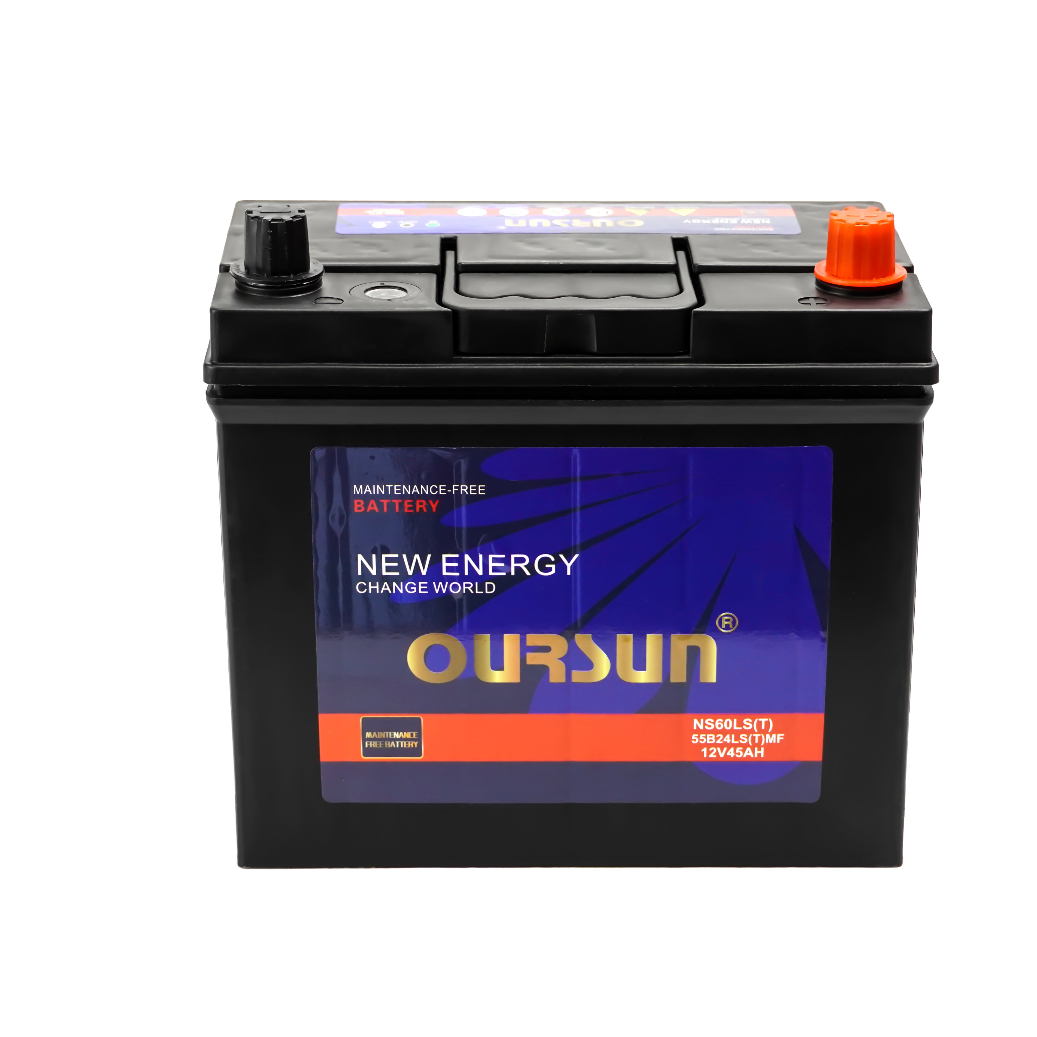 12v automotive accumulator Japanese standard 45ah N40 sealed maintenance free lead acid batteries for car vehicles