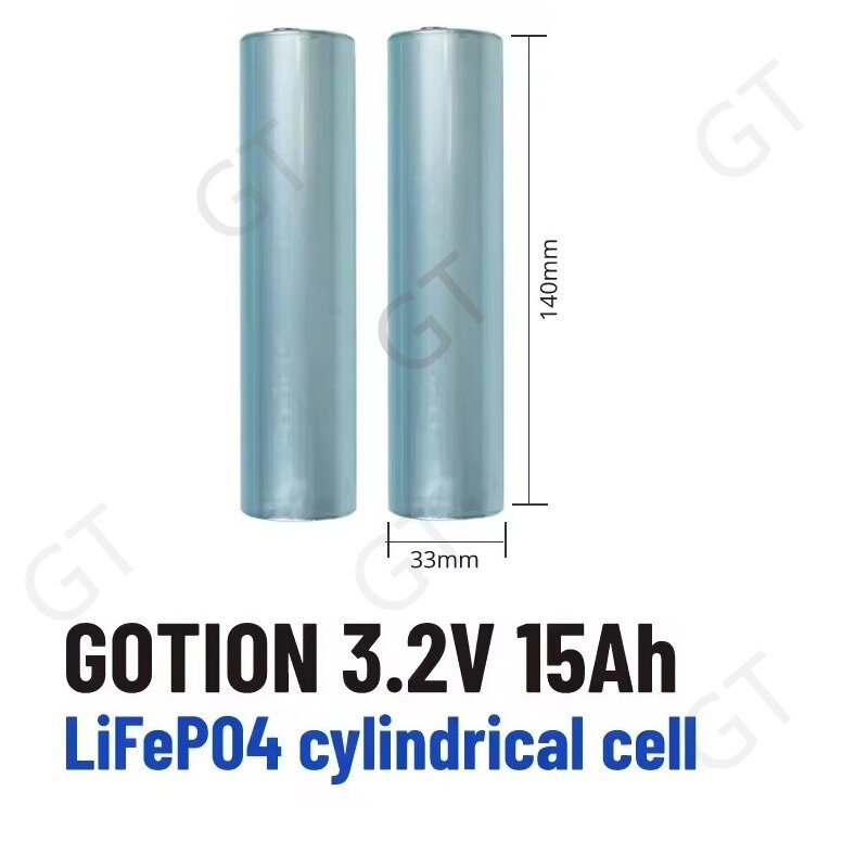 Gotion Phosphate Lithium Battery Cell Cylindrical Lifepo4 Lithium Pin 2024 Rechargeable Lithium Iron 33140 3.2v 15ah 3000 Times