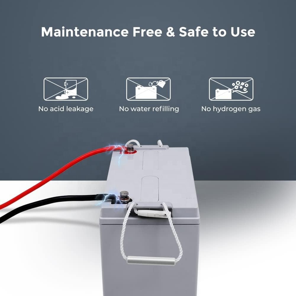 200ah 280ah 100ah 45ah 60ah 150ah Deep Cycle Solar Storage Battery Gel 12v 100ah Lead Acid Batteries packs