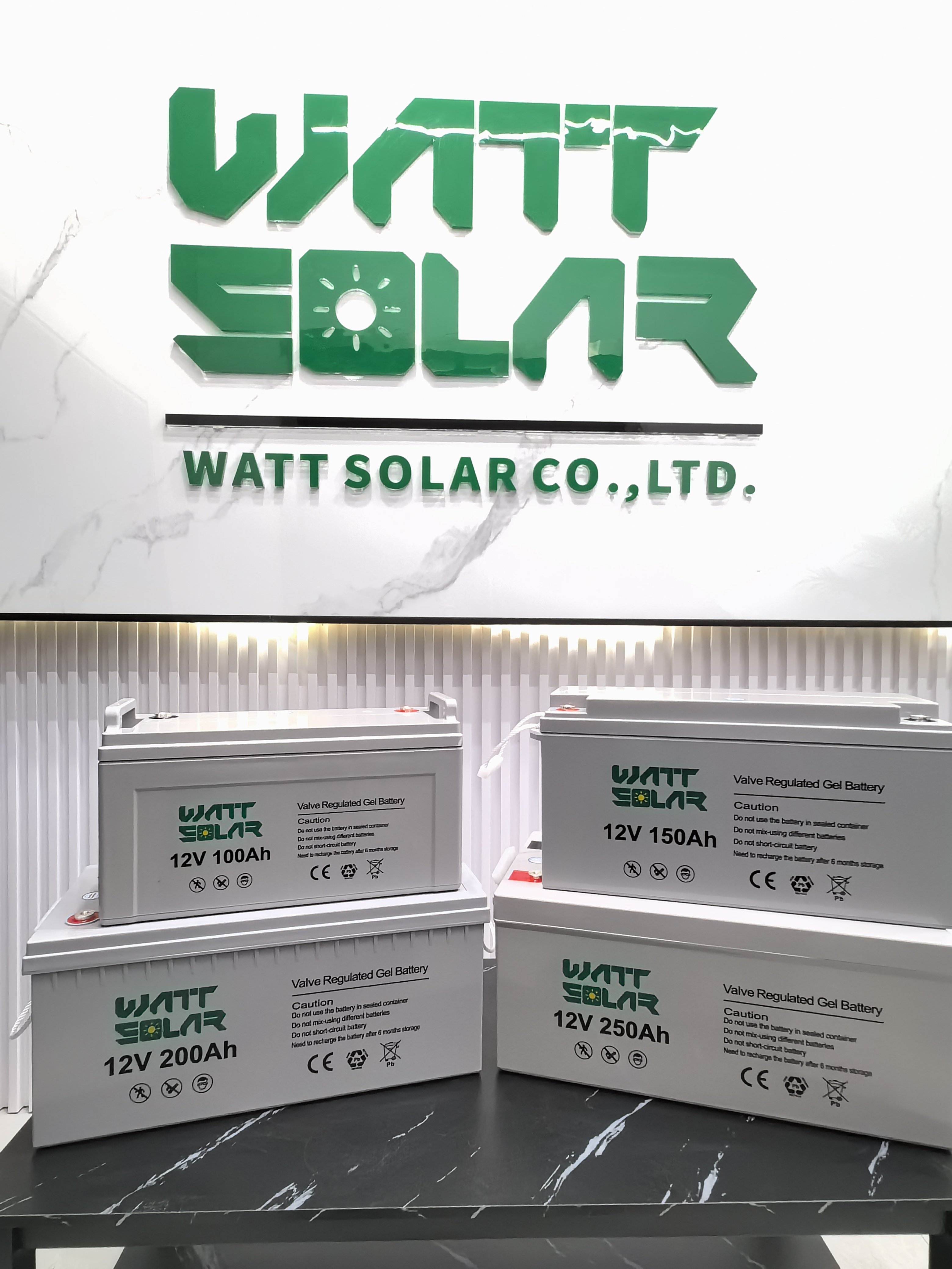 Watt Solar Deep Cycle Gel Lead Acid Batteries 12v 200ah 250ah Acid Manufacturing Plant Solar Storage Battery