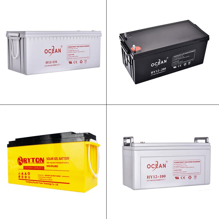 Electronics Storage Solar gel lead acid solar battery power supply batteries 12v 100ah