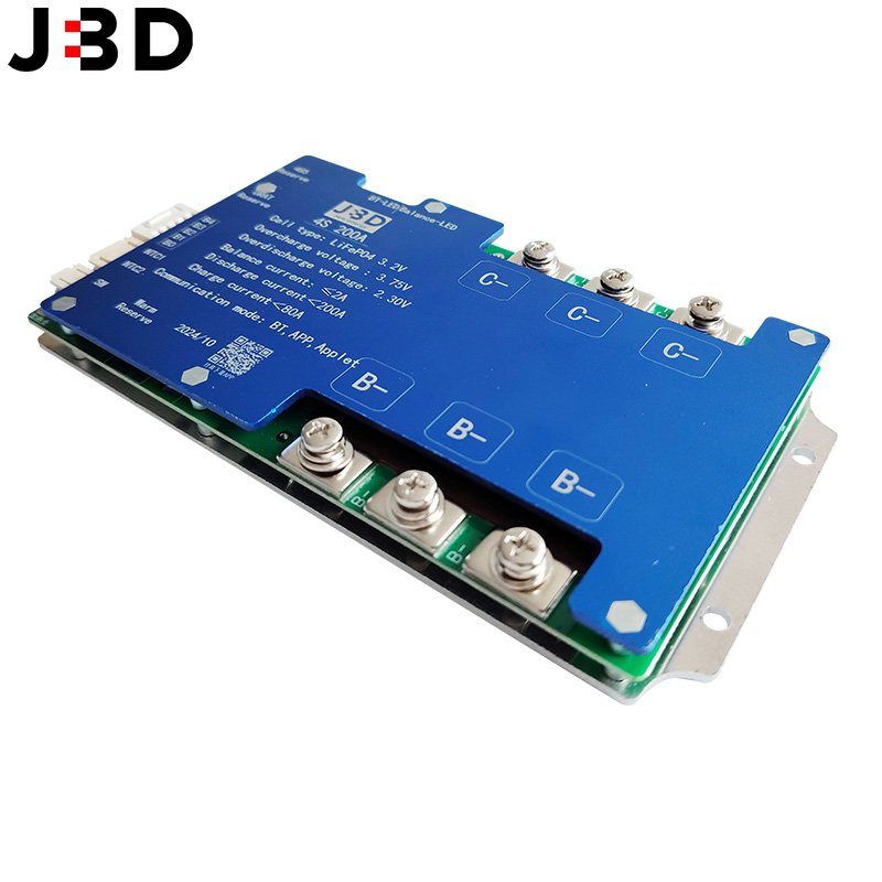 JBD 4S 8S Smart BMS with 2A active balance 50A 100A 150A 200A JK battery management system for Ebike 12V 100A 200A Lifepo4 BMS