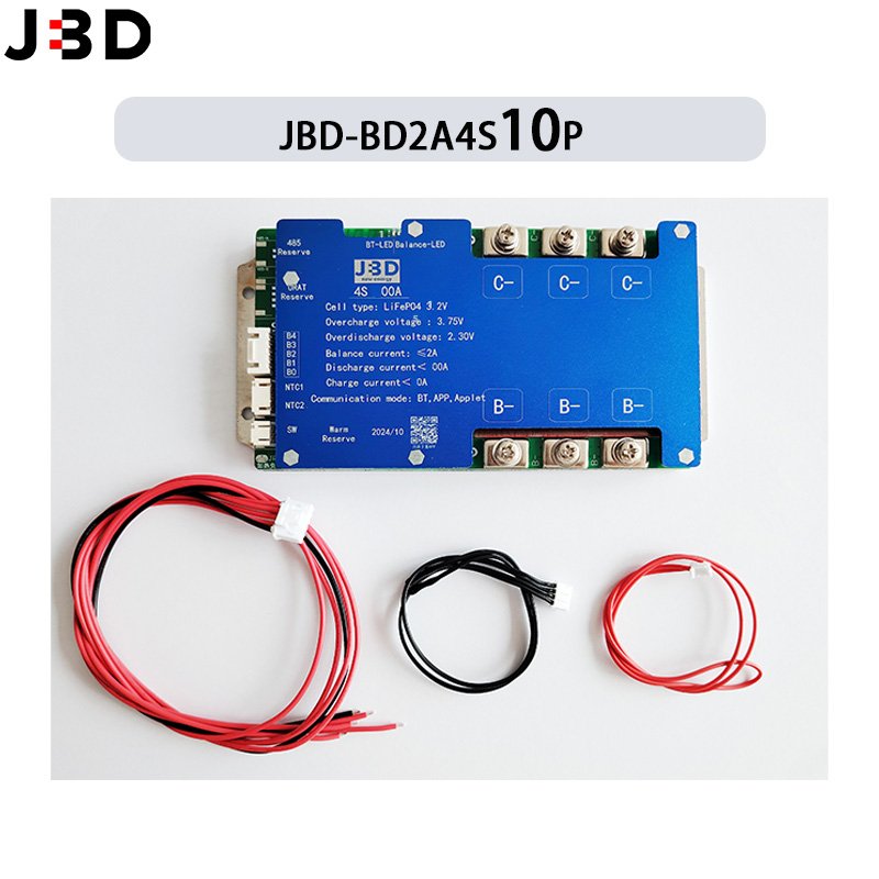 JBD 4S 8S Smart BMS with 2A active balance 50A 100A 150A 200A JK battery management system for Ebike 12V 100A 200A Lifepo4 BMS