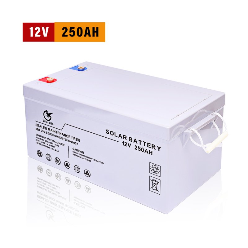 200Ah 250Ah 12V 100Ah Deep Cycle Solar Storage Battery GEL Lead Acid Battery for Solar Panel System