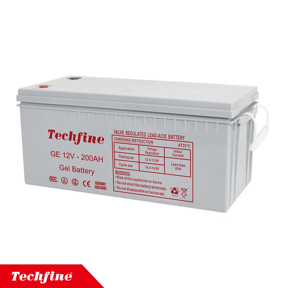 OEM Rechargeable 12V 200AH 150AH 250AH 100AH AGM Gel Lead Acid Battery for Solar System