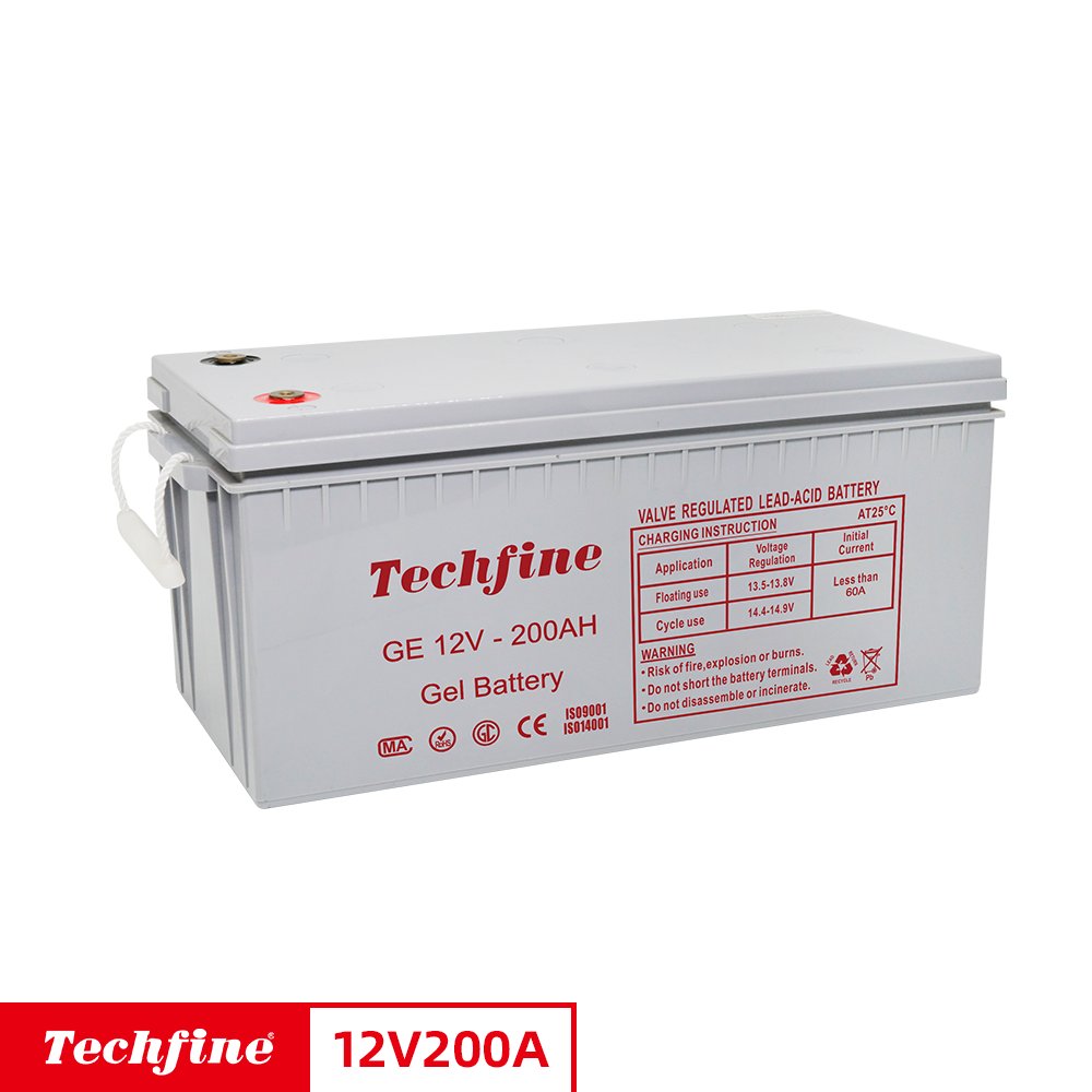 OEM Rechargeable 12V 200AH 150AH 250AH 100AH AGM Gel Lead Acid Battery for Solar System