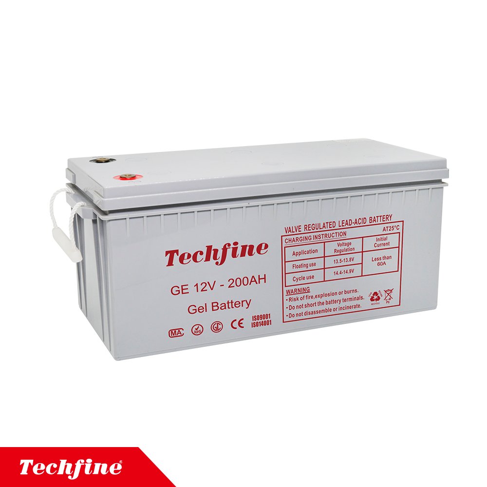 OEM Rechargeable 12V 200AH 150AH 250AH 100AH AGM Gel Lead Acid Battery for Solar System