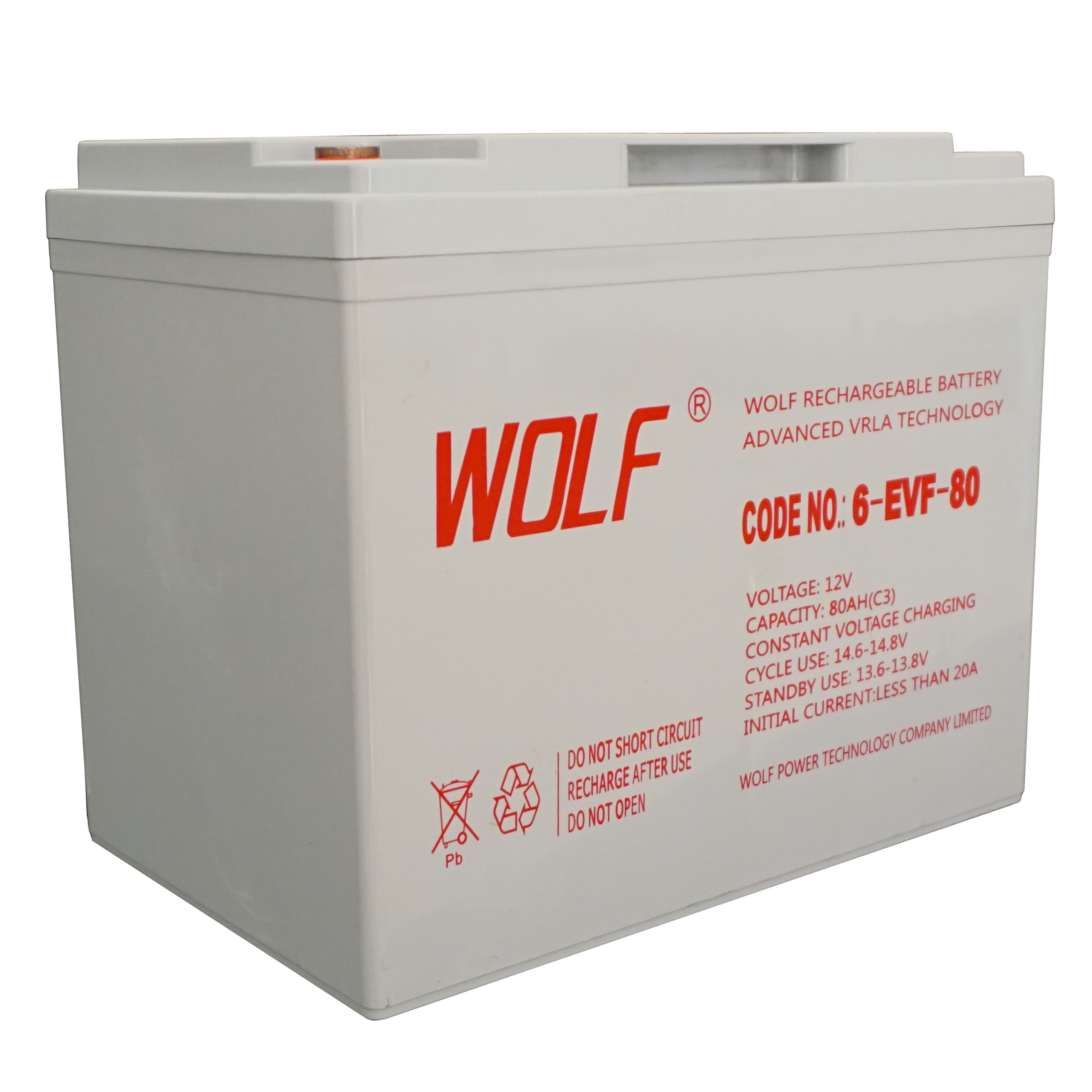 Rechargeable Deep Cycle 12V Battery Manufacturing Agm 12v 80ah Battery For Electric Folkfifts