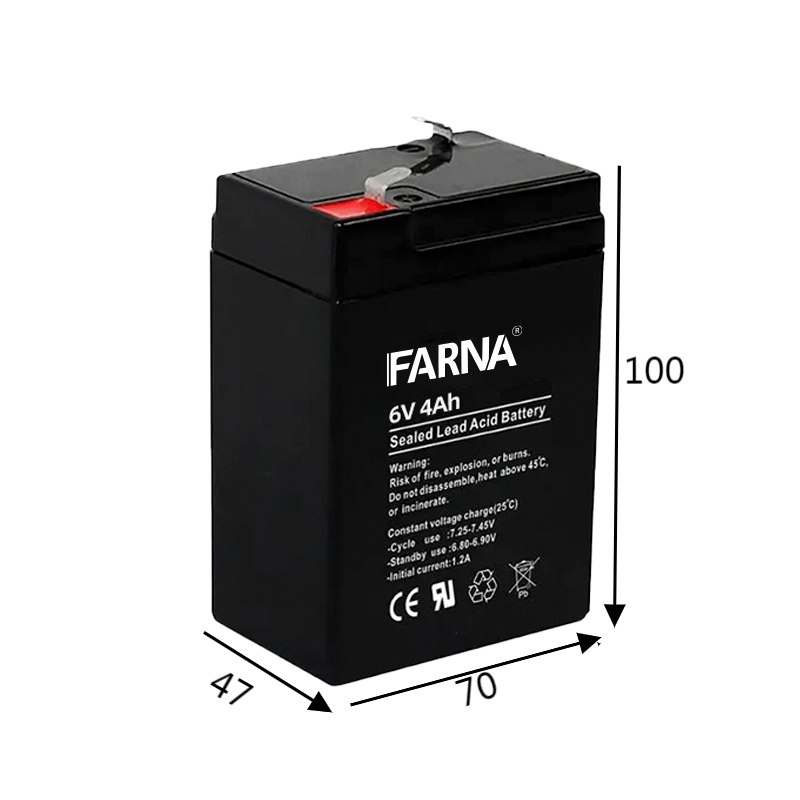 UPS Manufacturer Custom Mini Maintenance Free 6V4Ah Solar Energy Storage Battery Long Life Sealed Lead Acid Battery