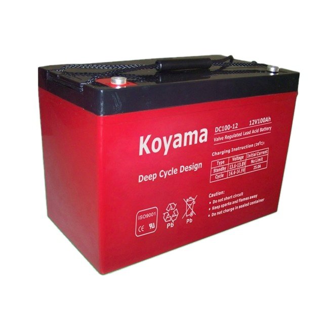 12V Marine AGM Lead Acid Battery 100AH for Electric Golf Cart Electric Scooter Deep Cycle UPS 12AH and 150AH Capacities