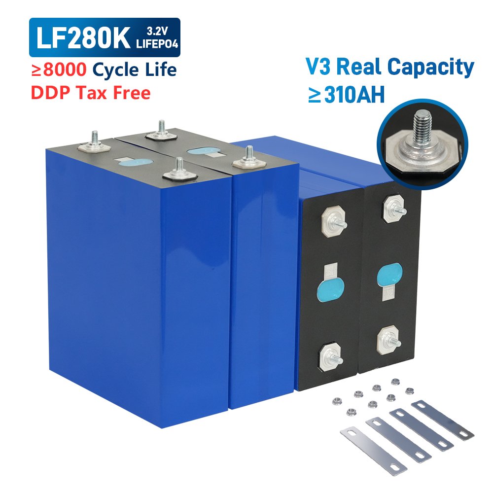 Grade A and brand new 280ah 304ah 320Ah 340ah Lifepo4 3.2v Lithium Ion Batteries Lifepo4 280ah Solar Storage Energy Battery