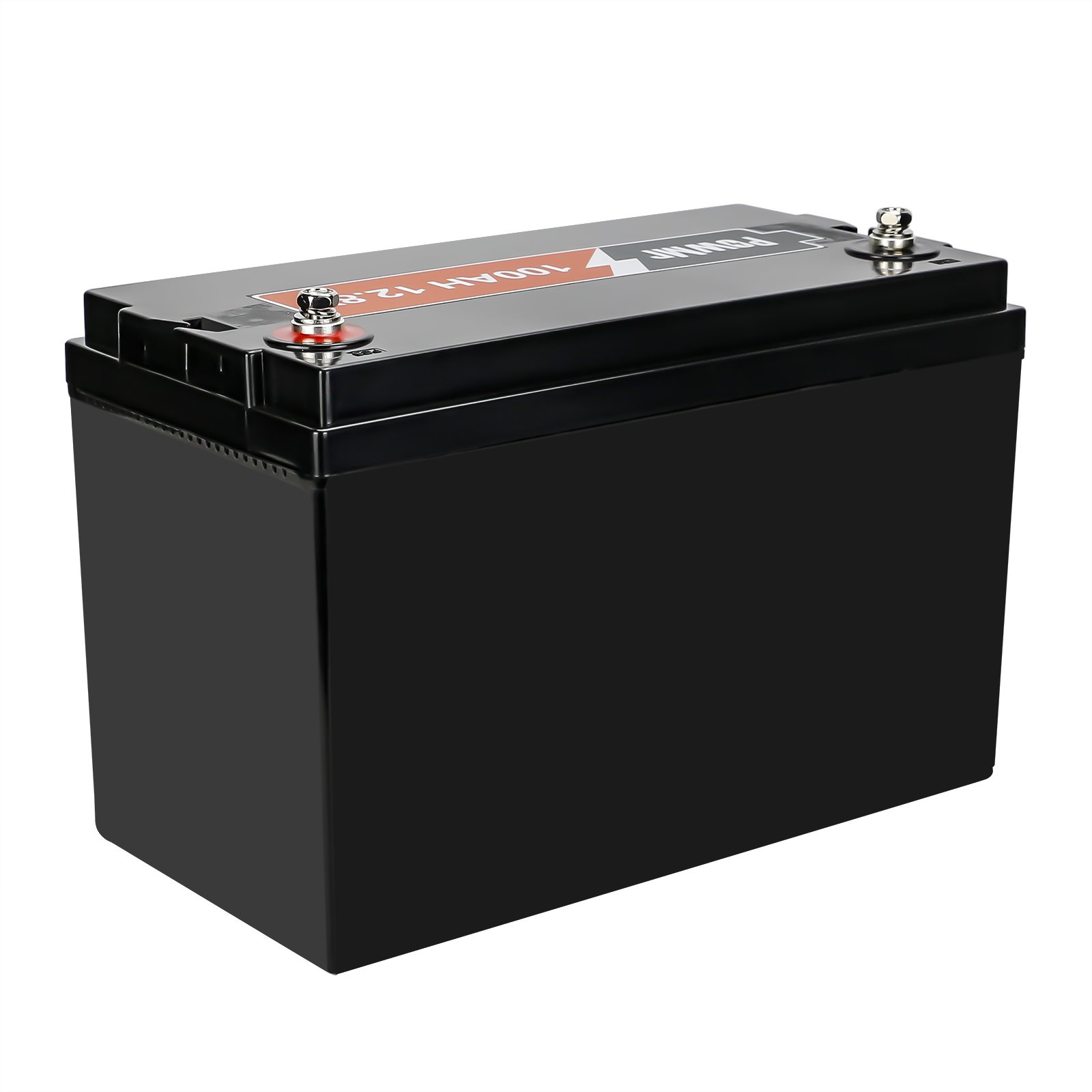 PowMr Hot Selling 12.8V 100AH Lithium Battery Charging M8 Terminal Lead-acid Battery for Energy storage