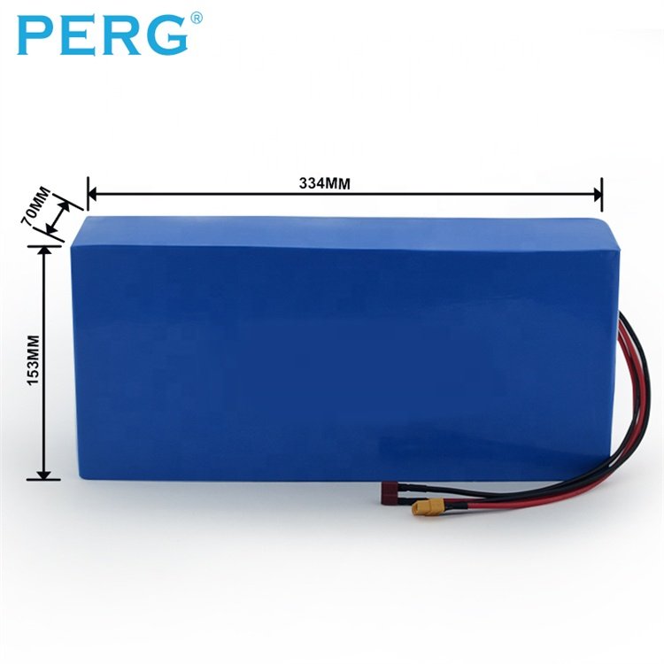 Customized 60v 11000mAh Lithium Ion E-Tools Battery 18650 16S4P Li Ion Electric Battery With flashing