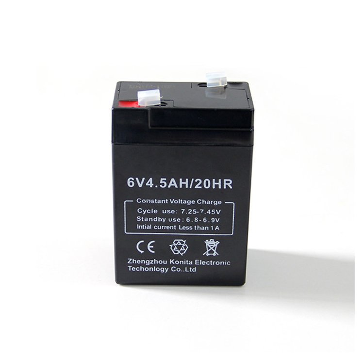 Factory Price Valve Regulated Lead Acid Battery 6v 4.5ah Battery For Telecom System