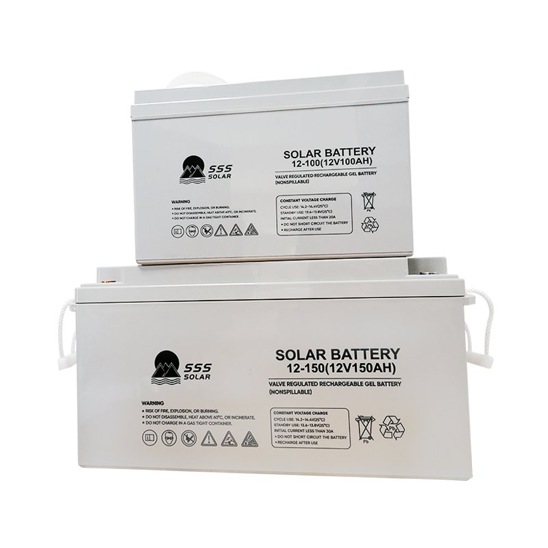 Deep Cycle Solar Gel Battery 12V 100Ah 150Ah 200Ah 250Ah 150 Amp 12 Volt Rechargeable Lead Acid Battery Wholesale Price