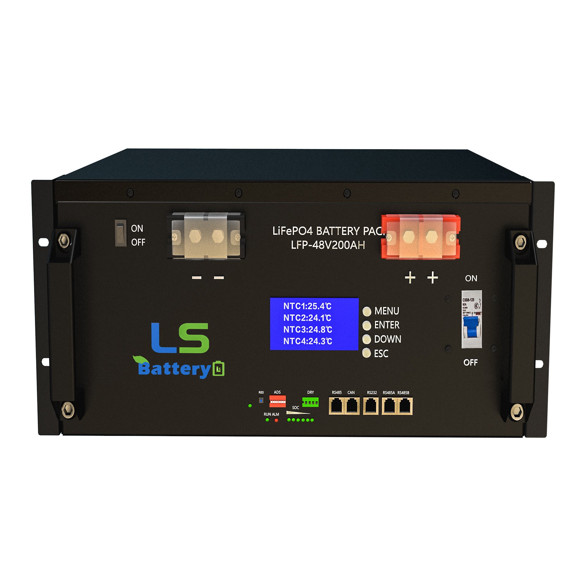 24v 100ah lithium ion battery 25.6V 200Ah LiFePO4 battery 24v 200Ah Server Rack LiFePO4 Battery