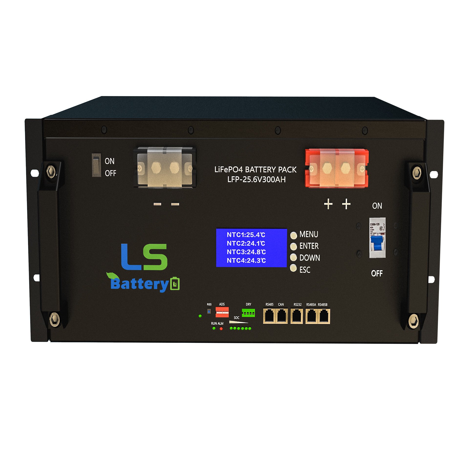 24v 100ah lithium ion battery 25.6V 200Ah LiFePO4 battery 24v 200Ah Server Rack LiFePO4 Battery