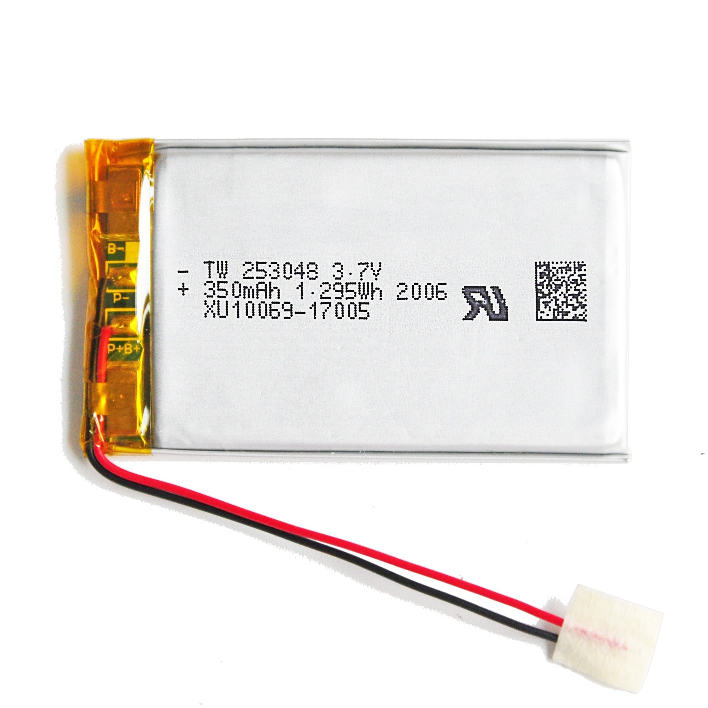 Ultra-thin TW253048 ShenZhen OEM ODM original factory wholesale 3.7V 340mAh 253048 Polymer Rechargeable Lithium Ion Battery