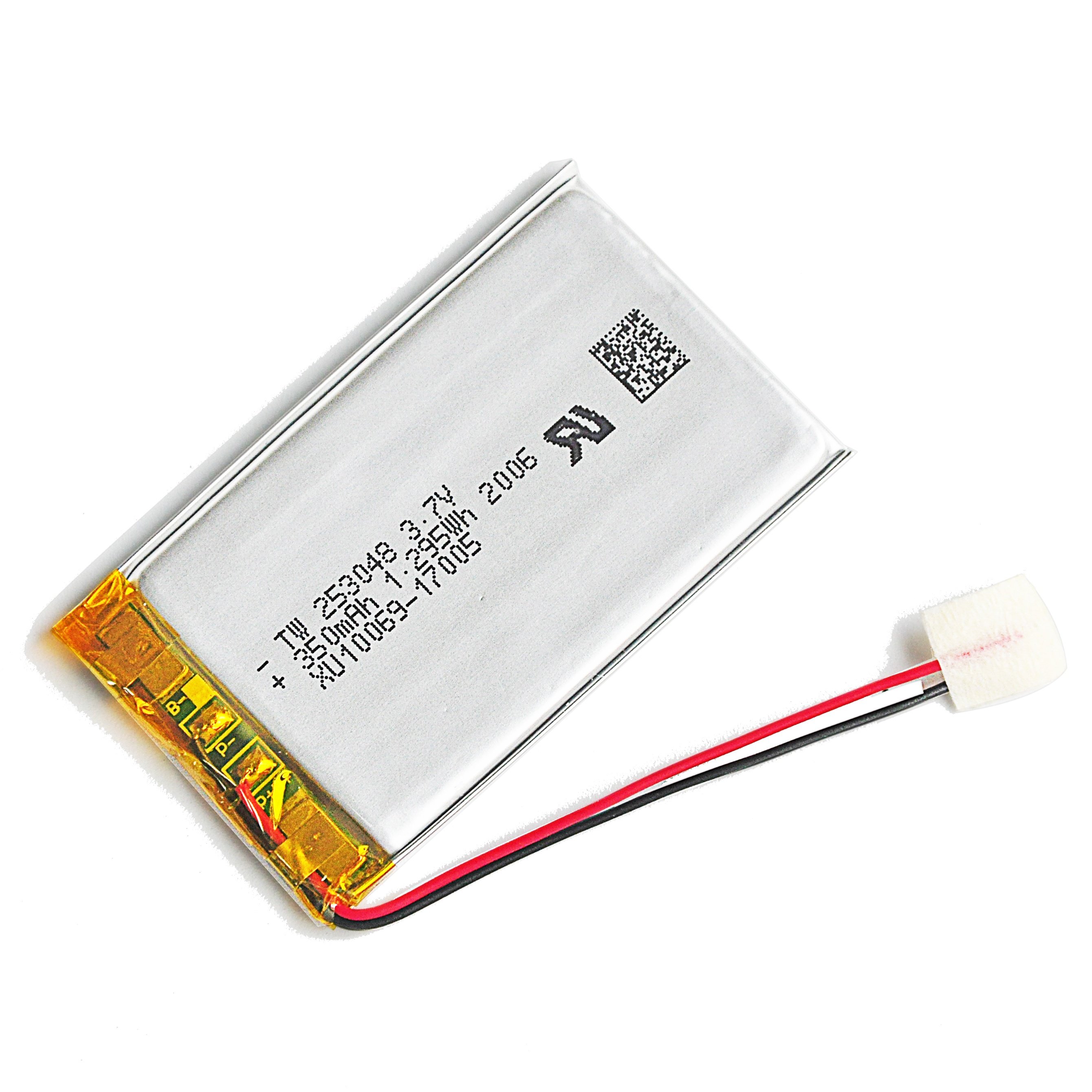 Ultra-thin TW253048 ShenZhen OEM ODM original factory wholesale 3.7V 340mAh 253048 Polymer Rechargeable Lithium Ion Battery