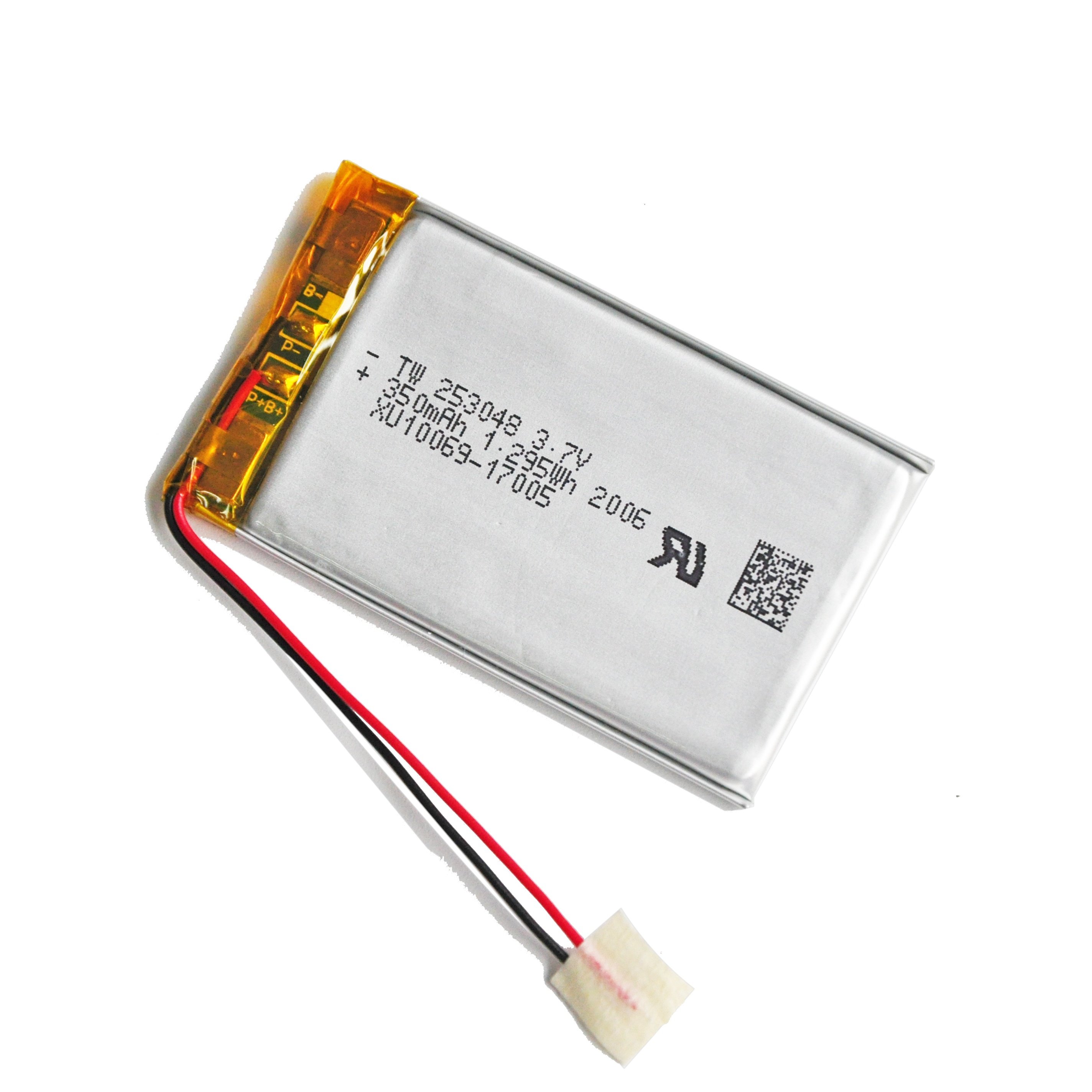 Ultra-thin TW253048 ShenZhen OEM ODM original factory wholesale 3.7V 340mAh 253048 Polymer Rechargeable Lithium Ion Battery
