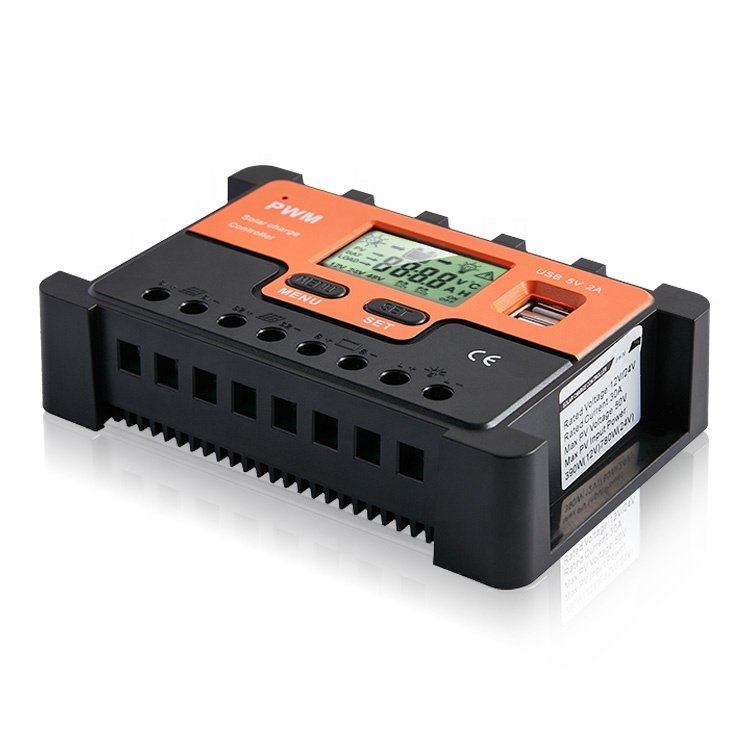 China manufacturer automatic 12v 24v 48v energy panel lead acid battery solar charge controller 100 amp
