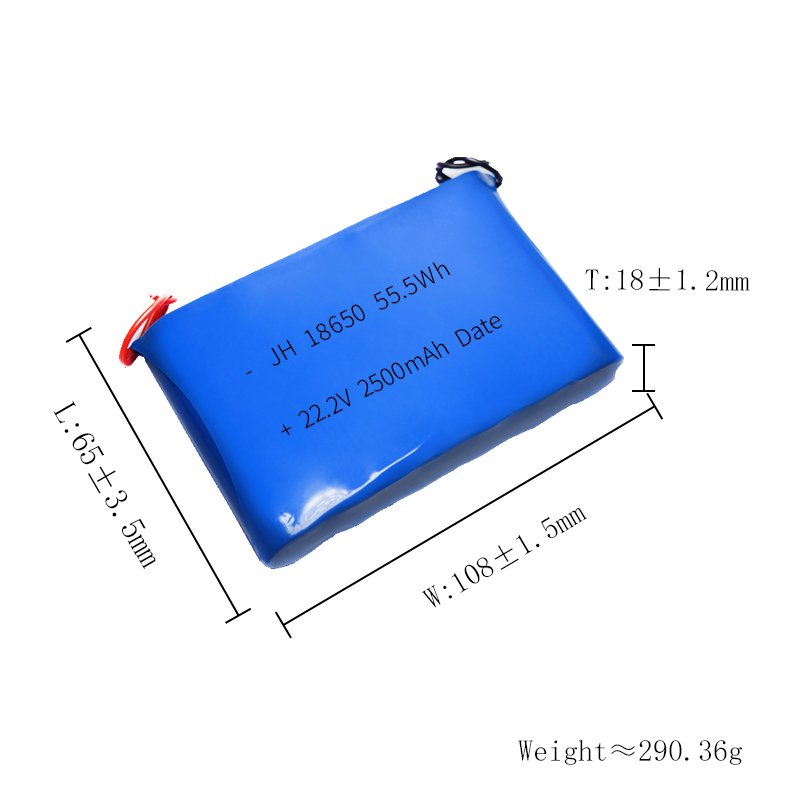 Wholesale polymer Lithium 18650 3.7V 22.2V 2000mah 2500mah 2600mah 2800mah Rechargeable Li-ion Battery For Electric Products