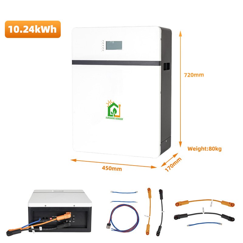 New Energy Solar Energy Storage System 51.2V 200Ah Lithium Ion Battery 48V Lifepo4 Battery 10Kwh solar battery house system