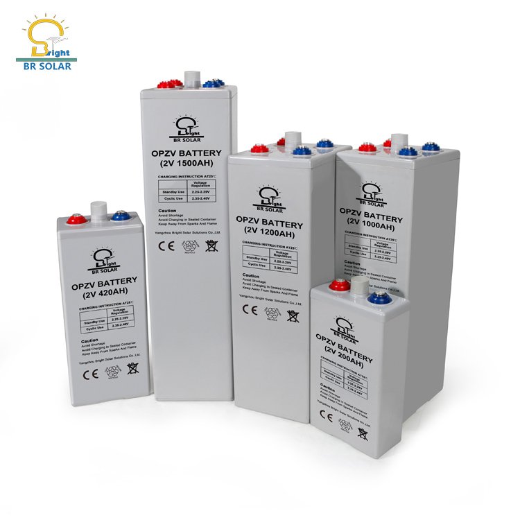 12v 2v 600Ah 1000ah 2000Ah 3000Ah alve regulated lead acid battery opzv solar battery energy storage battery